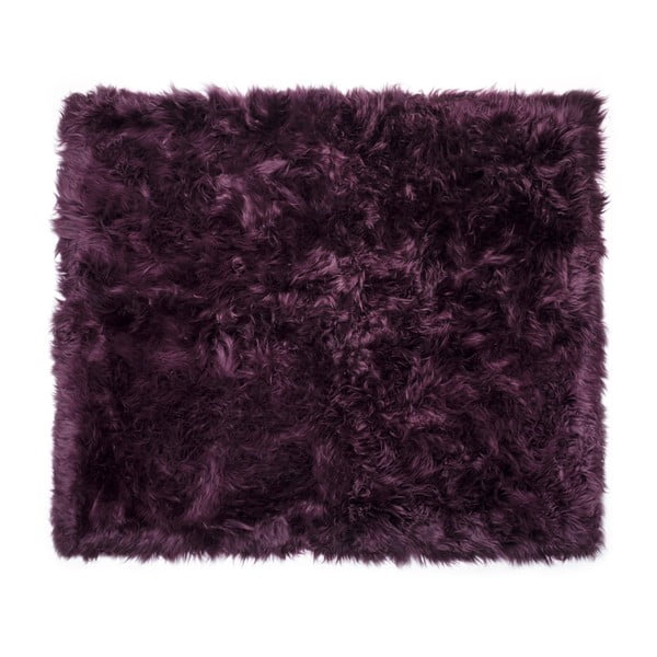 Tappeto in pelle di pecora viola Pecora della Zelanda, 130 x 150 cm - Royal Dream