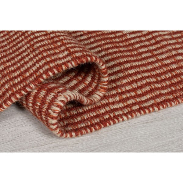 Tappeto in lana arancione 60x200 cm Anu - Flair Rugs-image-2