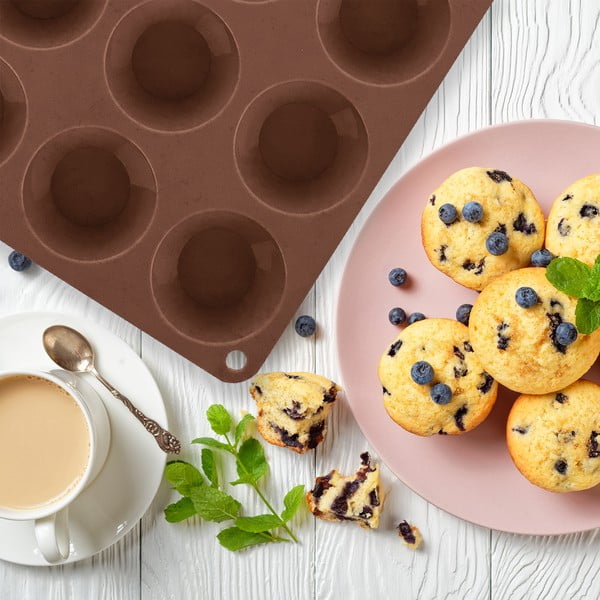 Stampo da forno in silicone per muffin 23,5x29 cm – Orion-image-1