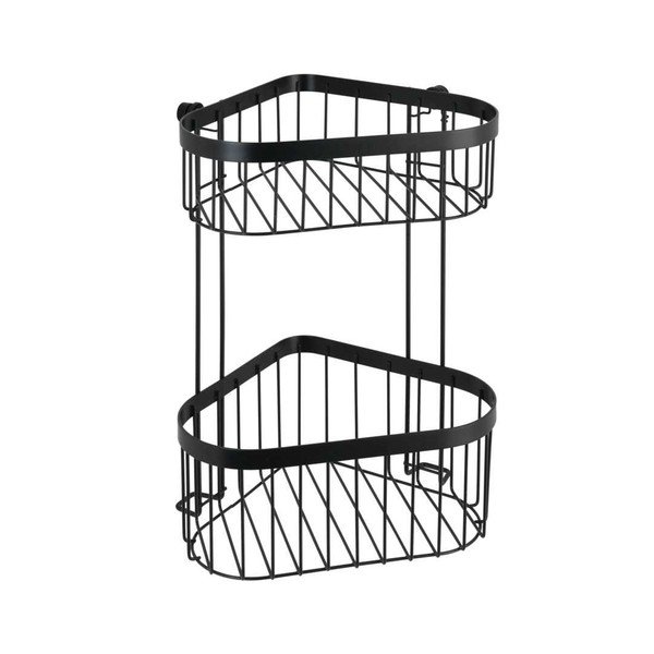 Set di accessori per il bagno nero in metallo autoportante Classic - Wenko-image-4