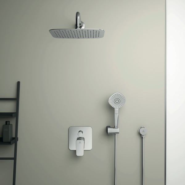 Rubinetto per doccia argentato effetto lucido Ceraplan - Ideal Standard-image-3