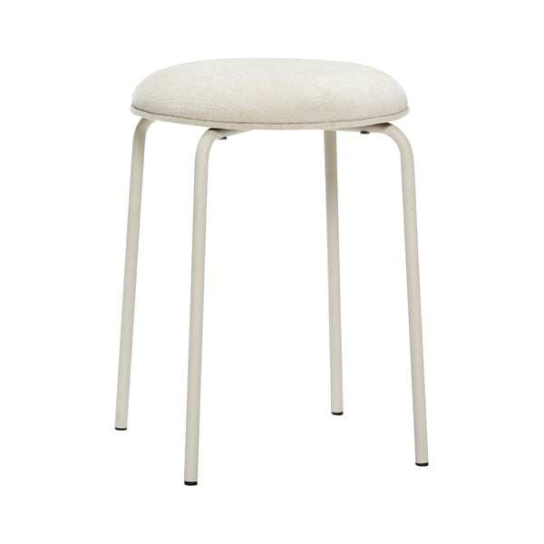 Tavolo sgabello in metallo bianco - Hübsch