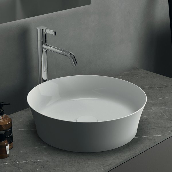 Lavabo rotondo in ceramica bianca ø 40 cm Ipalyss - Ideal Standard-image-4