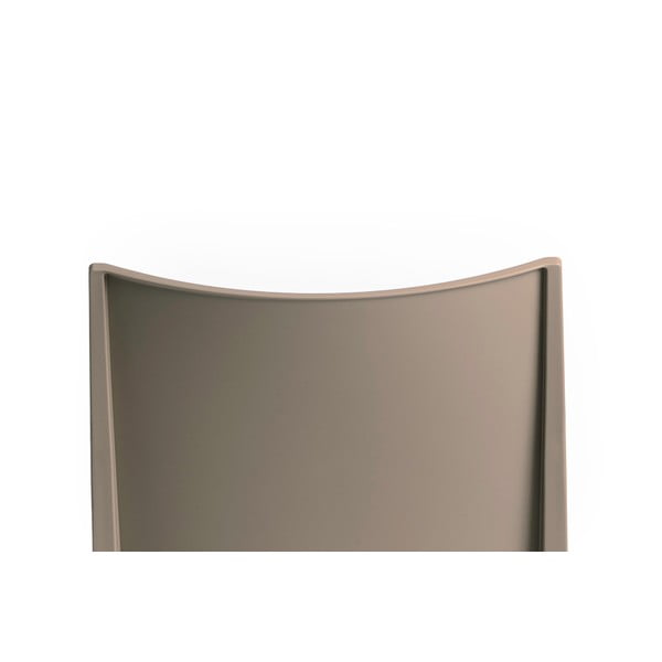 Sedia da giardino in plastica marrone chiaro Mosk - Rojaplast-image-4