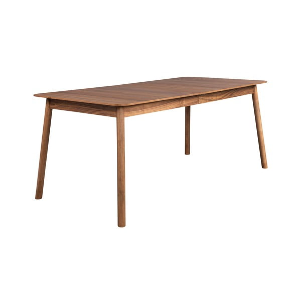 Tavolo da pranzo pieghevole con piano in legno di noce 90x180 cm Glimps - Zuiver-image-4