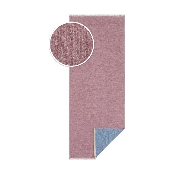 Runner bifacciale rosa e blu , 80 x 200 cm Duo - Hanse Home-image-4