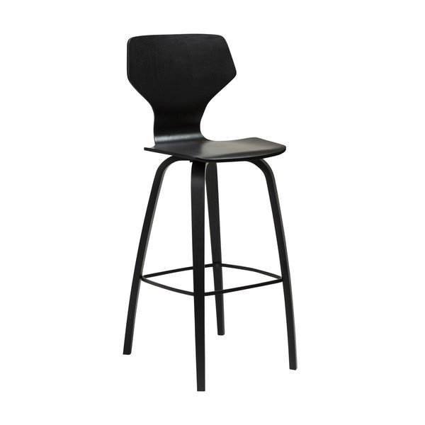 Sgabello da bar nero (altezza della seduta 75 cm) S.I.T – DAN-FORM Denmark