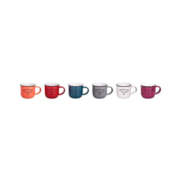 Set di 6 tazze da cappuccino in ceramica - Antic Line