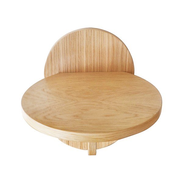 Mensole in legno di quercia in colore naturale Soft - Woodman-image-4