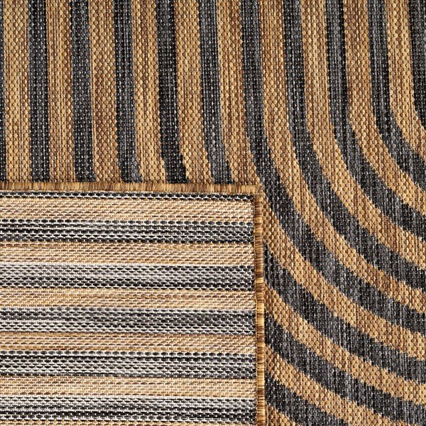 Tappeto da interno/esterno nero/marrone 200x290 cm Mira 1453 – Ayyildiz Carpets-image-4