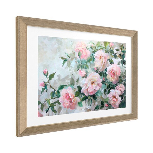 Dipinto stampato con cornice inclusa 75x56 cm Blooming Roses – Styler-image-4