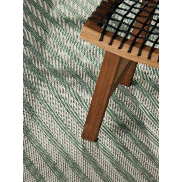Tappeto da interno/esterno verde/color crema 200x300 cm Haringey Linley – Ted Baker-image-2