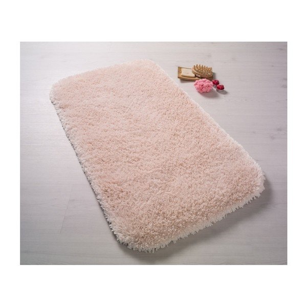 Tappeto da bagno rosa cipria Confetti Bathmats Miami, 100 x 160 cm - Foutastic