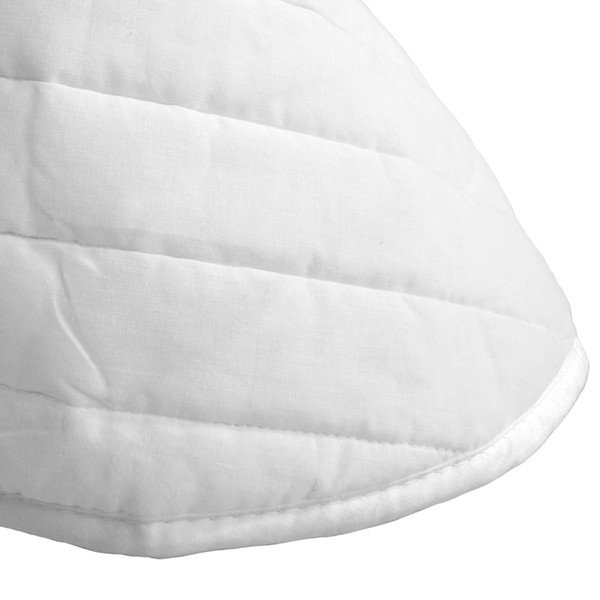 Copriletto trapuntato in cotone bianco 240x260 cm My love - Blanc-image-3