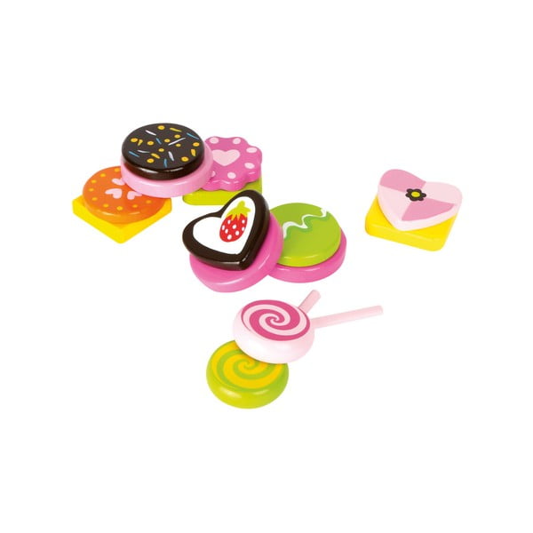 Set di giocattoli in legno per bambini per la produzione di caramelle Dolci - Legler
