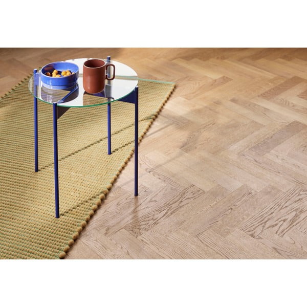 Tavolino rotondo con piano in vetro ø 45 cm Beam - Hübsch-image-3