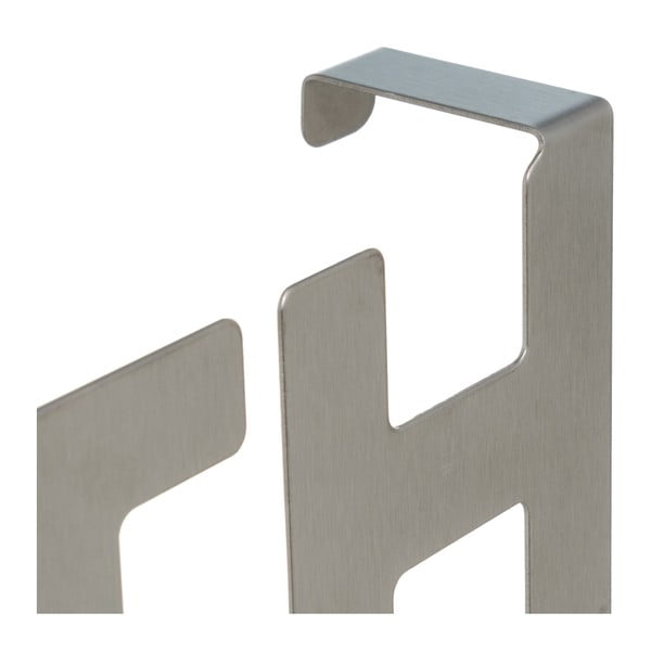 Appendiabiti in metallo argento opaco 32 cm Bath - Casa Selección-image-3