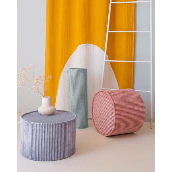 Cuscino per divano da bambini color menta con rivestimento in velluto a coste Roll – Wigiwama-image-2