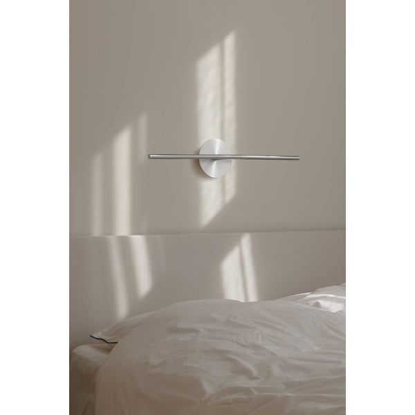 Lampada da parete LED argentata in metallo con intensità regolabile Omni Wall – UMAGE-image-3