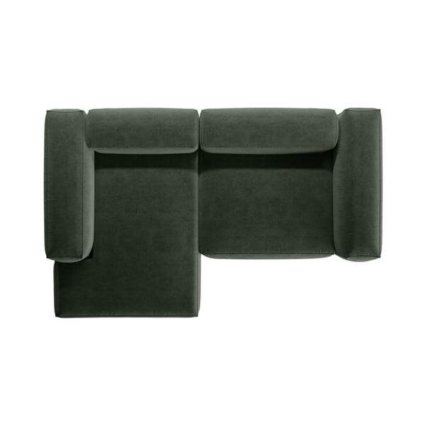 Divano angolare verde (con penisola a sinistra/con chaise lounge) Bergamo – Cosmopolitan Design-image-3