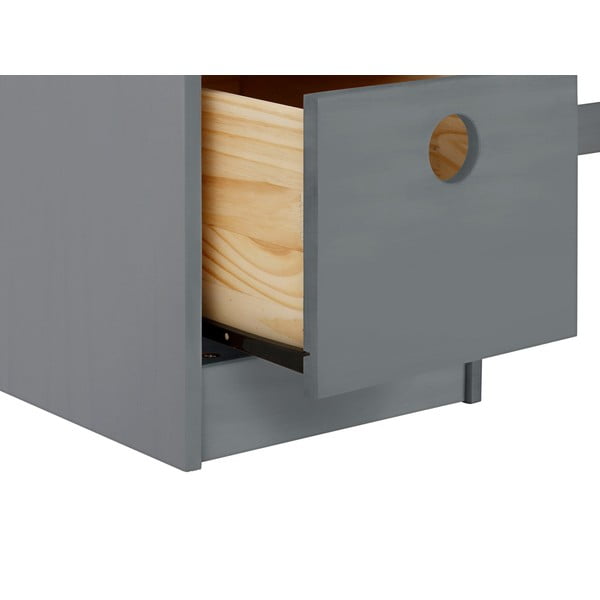 Scrivania in legno di pino 50x100 cm Alpi - Støraa-image-3