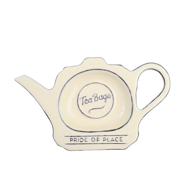 Portabustine di tè in ceramica crema Pride Of Place Pride of Place - T&G Woodware