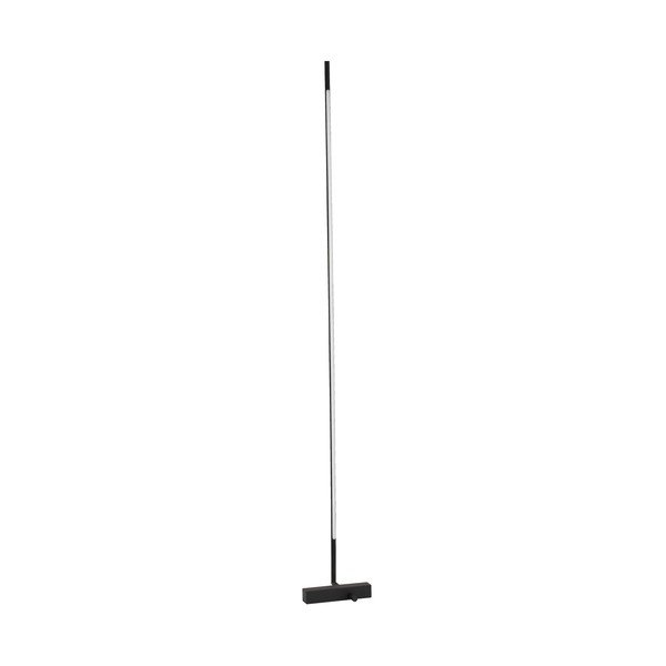 Lampada da terra LED nera in metallo con paralume in vetro acrilico (altezza totale 140 cm) Raccio – Nova Luce