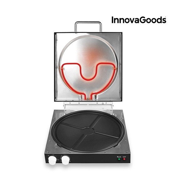 Elektrický box na pizzu s kuchařkou InnovaGoods, výkon 1200W-image-3