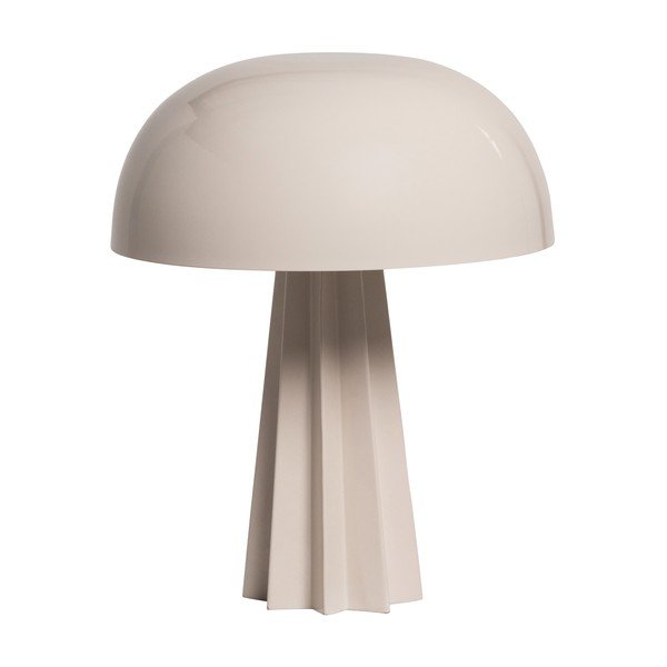 Lampada da tavolo color crema in metallo (altezza totale 29 cm) Virel – WOOOD