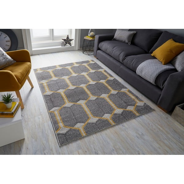 Tappeto grigio , 200 x 275 cm Urban Trellis - Flair Rugs-image-4
