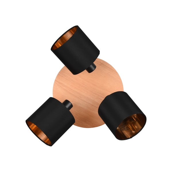 Faretto nero/di colore naturale ø 12 cm Tommy – Reality-image-3