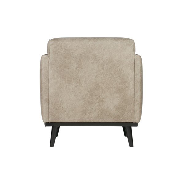 Poltrona grigio chiaro in similpelle Statement - BePureHome-image-4