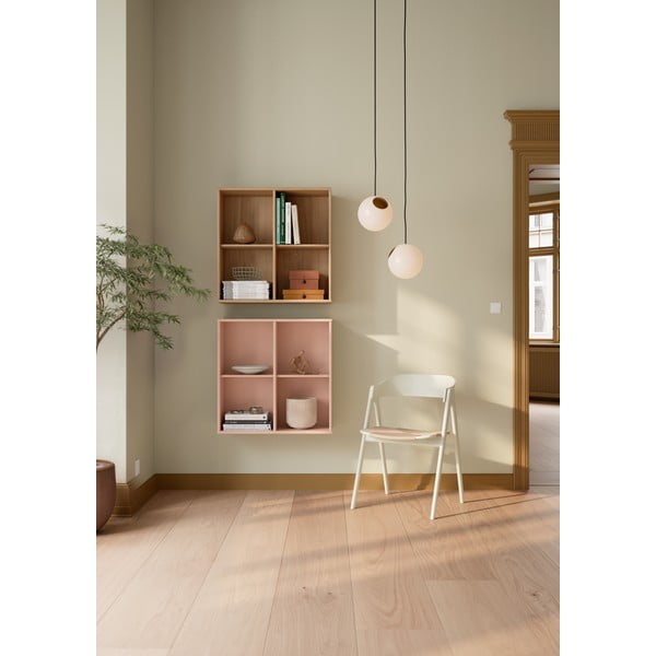 Libreria rosa da appendere 70x70x27 cm Mistral – Hammel Furniture-image-3