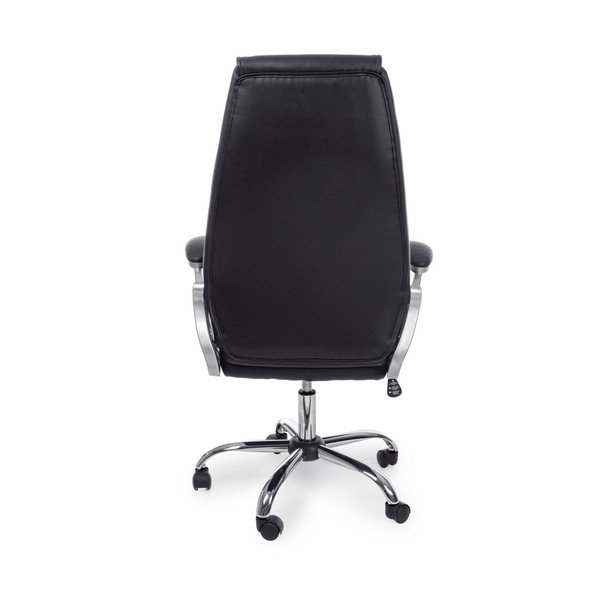 Sedia da ufficio nera in similpelle Camberra – Bizzotto-image-3