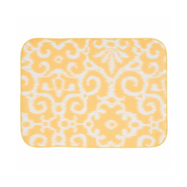 Žlutá odkapávací podložka InterDesign iDry, 61 x 46 cm