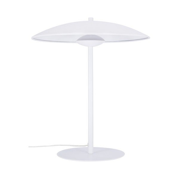 Lampada da tavolo LED bianca con paralume in metallo (altezza totale 41 cm) Lund – Candellux Lighting-image-4