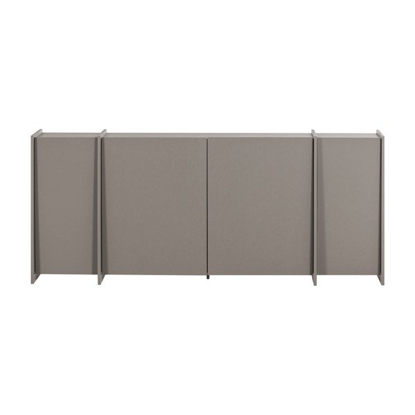 Credenza grigia con effetto frassino 200x85x44 cm Brock – WOOOD-image-2