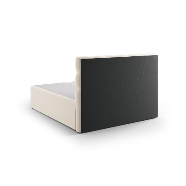 Letto boxspring beige con contenitore 160x200 cm Bali - Cosmopolitan Design-image-3