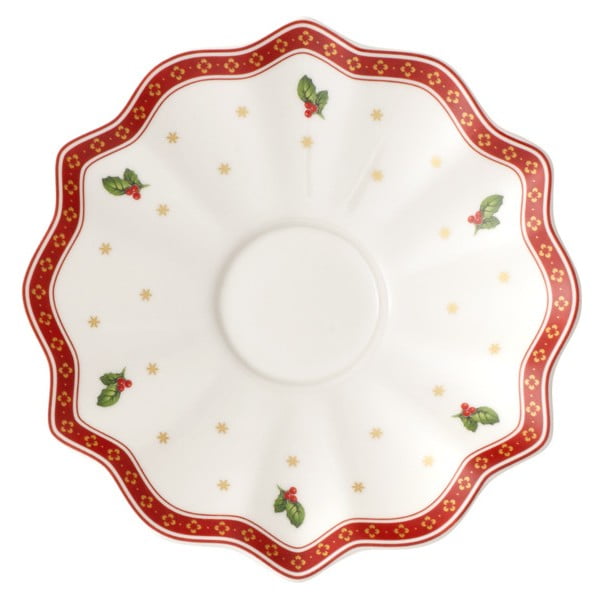 Piattino in porcellana bianca con motivo natalizio ø 17,5 cm - Villeroy&Boch