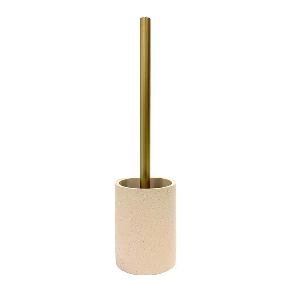 Scopino WC beige in poliresina Oria – douceur d'intérieur