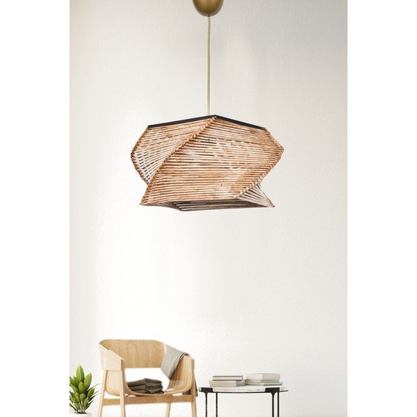 Lampadario in marrone chiaro ø 36 cm – Opviq lights