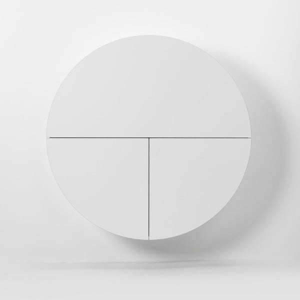 Tavolo da parete multifunzionale bianco Pill - EMKO-image-4