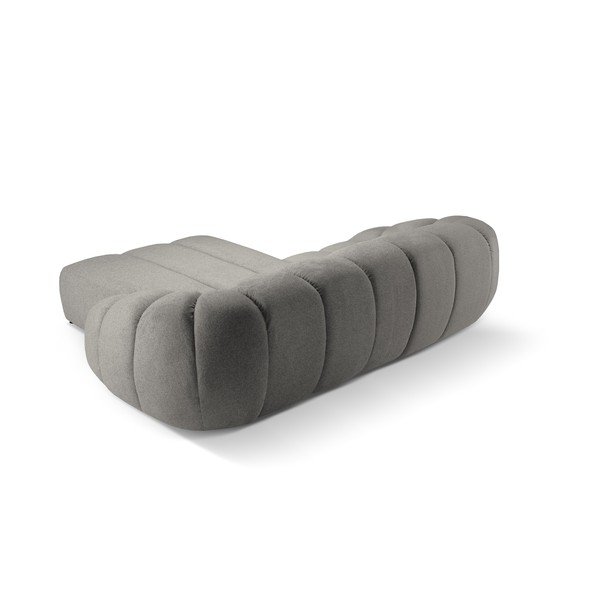 Divano angolare in grigio chiaro (con penisola a destra) Diana – Micadoni -image-3