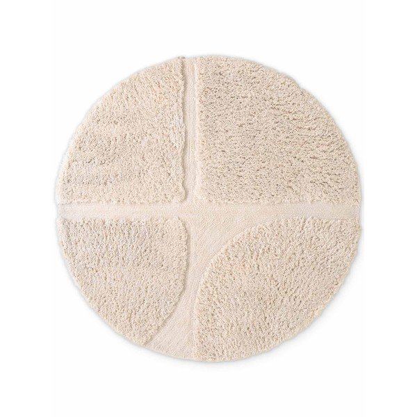 Tappeto rotondo color crema tessuto a mano ø 160 cm Lambeth Jasper – Ted Baker