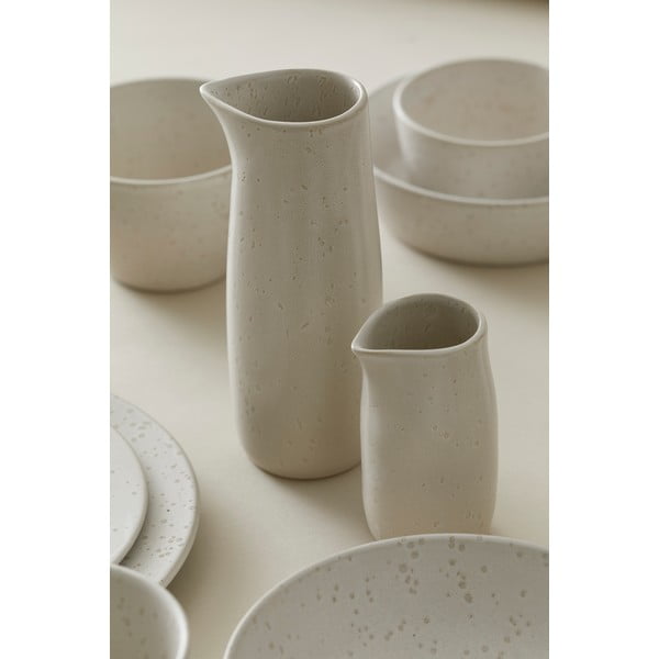 Lattiera in gres Basics Matte Cream, 0,5 l Stentøj - Bitz-image-2