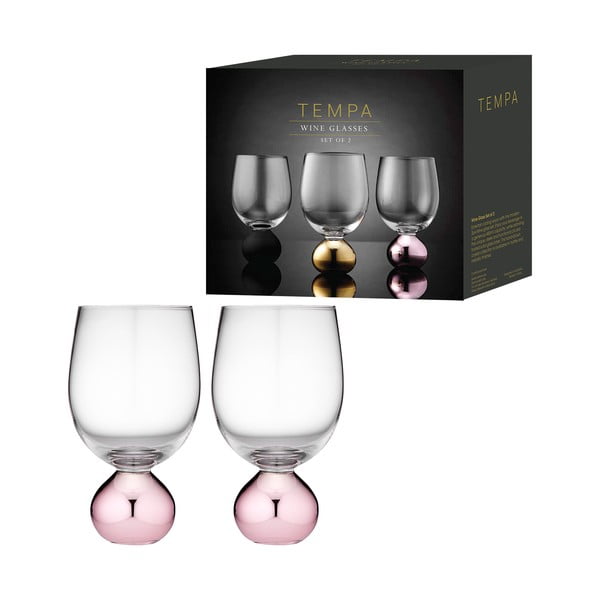 Set di 2 bicchieri da vino da 450 ml Astrid Rose - Ladelle-image-2