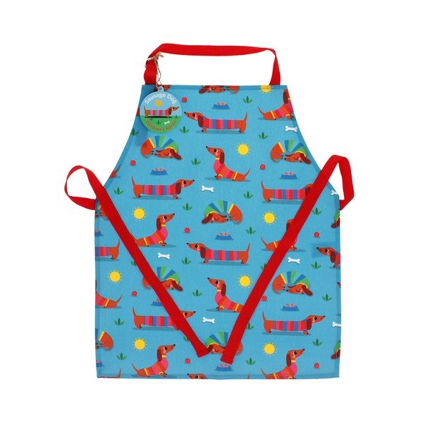 Grembiule per bambini in cotone Sunny Sausage Dog – Rex London-image-3
