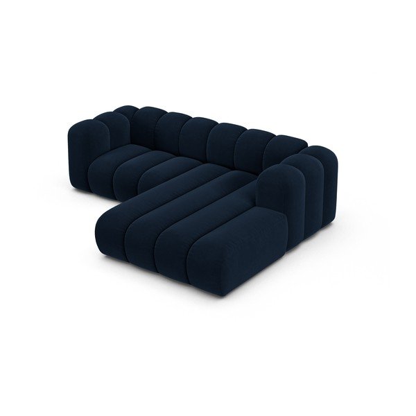 Divano angolare blu scuro ad angolo destro Lupine - Micadoni Home-image-2