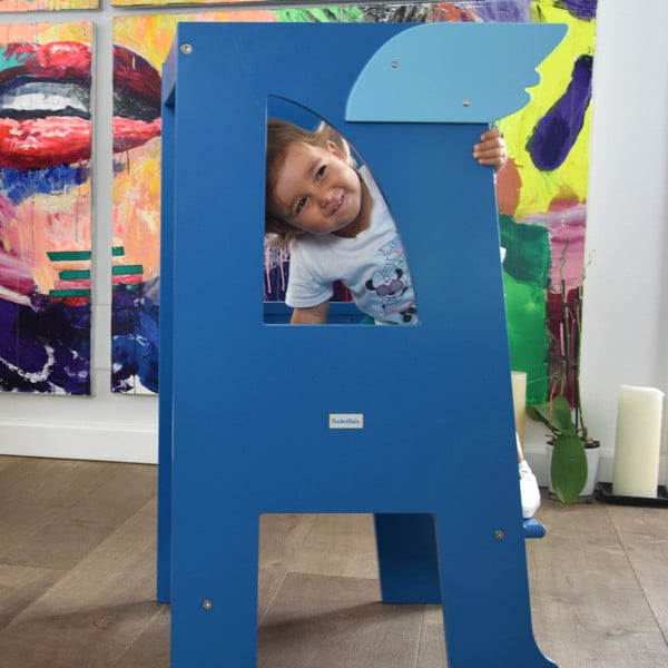 Ali aggiuntive turchesi alla torre didattica Montessori - Rocket Baby-image-3