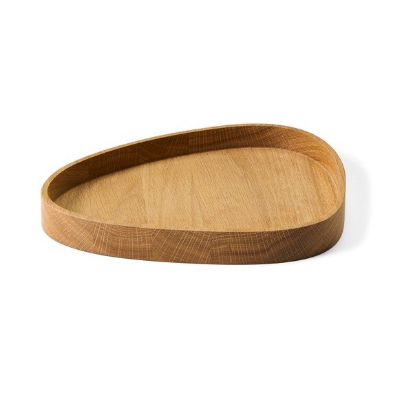 Scatola decorativa di colore naturale in legno 26x23x3 cm Curve L – LIND DNA